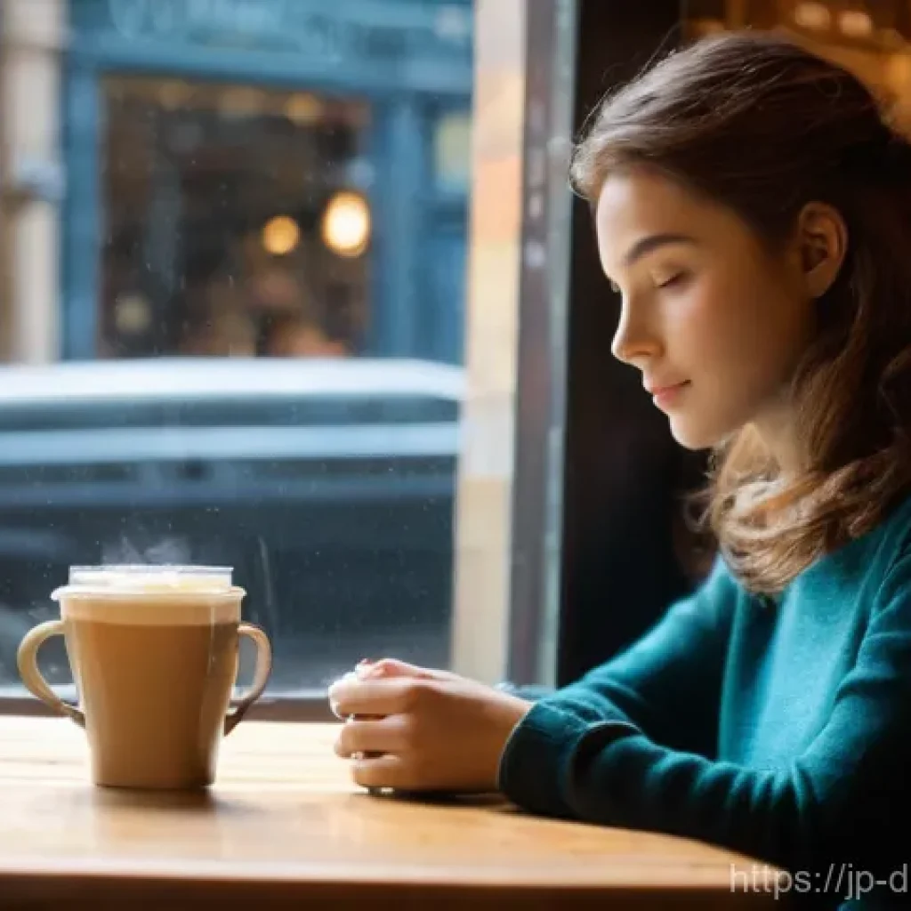 사진 편집 툴의 최신 트렌드 - **Prompt 1: AI Auto-Correction for a Café Scene**
"A photorealistic image of a young woman, eleg...